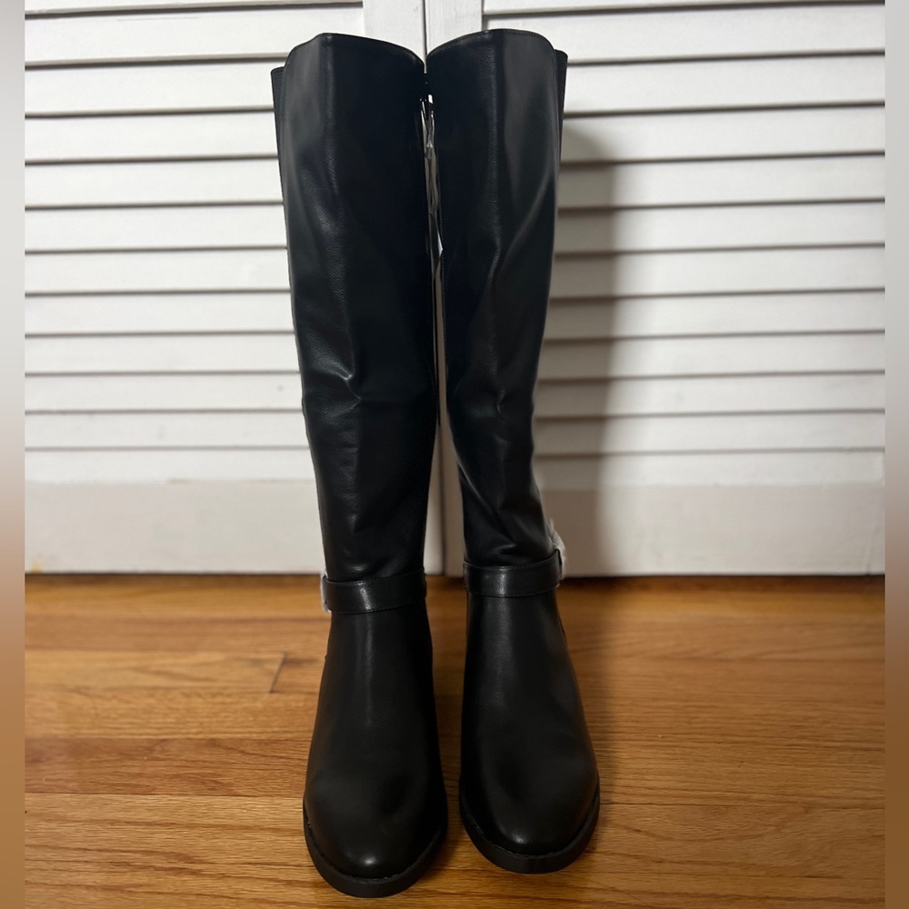 Black Knee-High Boots